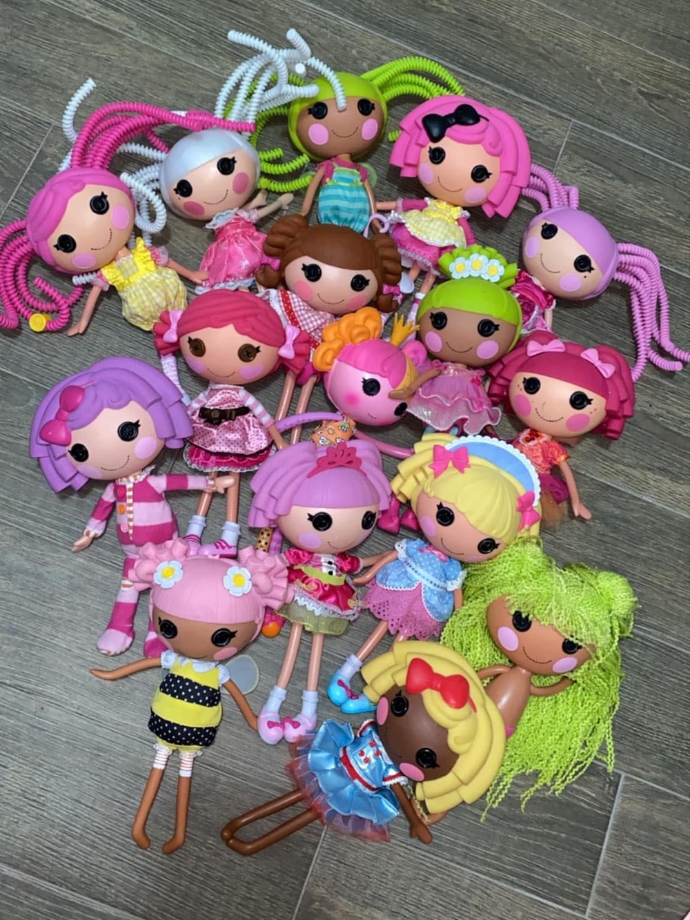 Colorful Pink & Multicolor Kids Fashion Doll Collection